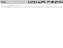 Tablet Screenshot of denniswetzelphotography.com